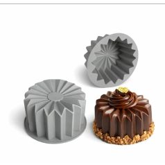 Szilikon mousse forma virág 10 cm belső átmérővel