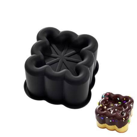 Szilikon mousse forma hullámos 10 cm belső átmérővel