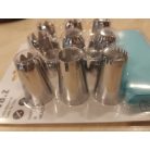 Díszítőcső készlet habzsákkal