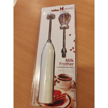 Elektromos mini mixer, tejhabosító