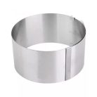 ÁLLÍTHATÓ TORTAFORMA, TORTAKARIKA - KEREK - 16-30 CM 8,5 cm magas