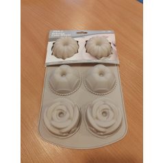 Szilikon forma mini kuglóf 6 részes