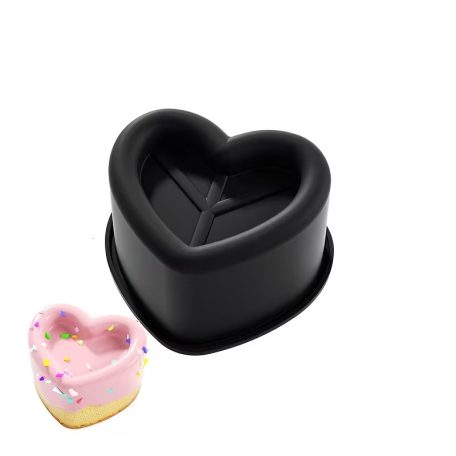 Szilikon mousse forma szív 11 cm belső átmérővel