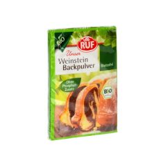 RUF Bio borkősavas sütőpor 3x20g