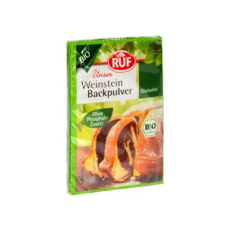 RUF Bio borkősavas sütőpor 3x20g