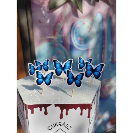 Pillangó kék 7 db/cs