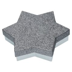 Bonbon doboz ezüst csillogó 13 db-os