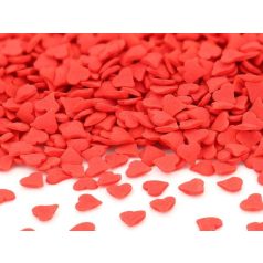 CM Basics szórócukor szívek piros 80g
