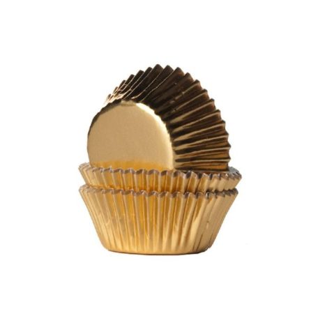 Mini Muffin papír arany 36 db