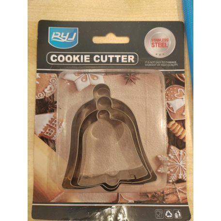 Fém kiszúró csengő 3db-os