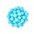 Óriás ropogós cukorgolyó gyöngyház kék 45 g