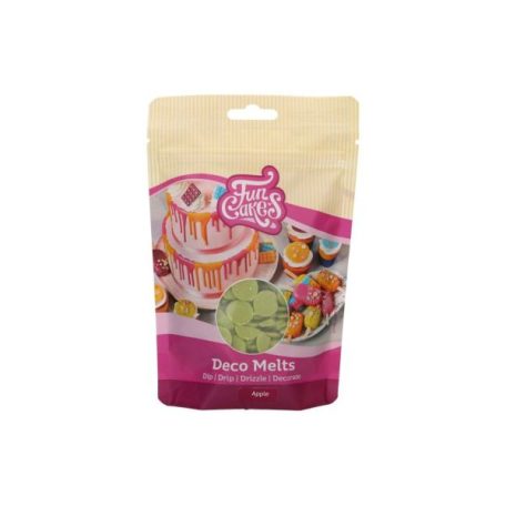 FunCakes Deco Melts zöldalma ízű bevonómassza