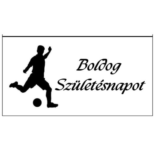 Tortaostya tábla Boldog Születésnapot- foci 3.