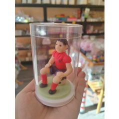 Focista nagy marcipán figura piros