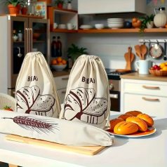 Vászon kenyérzsák BREAD