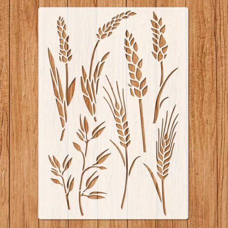 Stencil kenyérsütéshez búzakalász