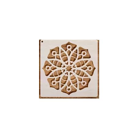 Stencil kenyérsütéshez  Mandala 2