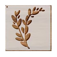 Stencil kenyérsütéshez levél