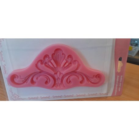 Szilikon fondant mintázó antik virág