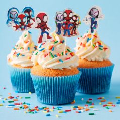 Pókember tortabeszúró 16 db-os