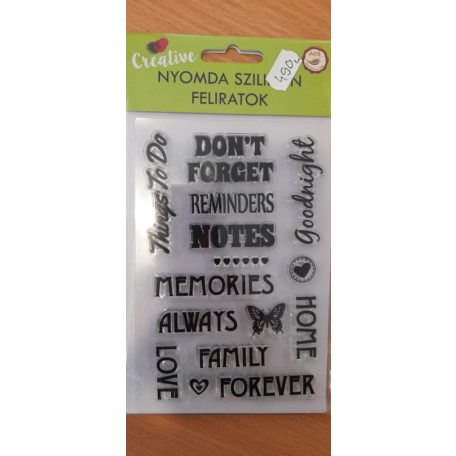 Nyomda szilikon felliratok