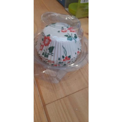 Virágos muffin papír 80 db