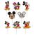 Mickey tortabeszúró 16 db-os