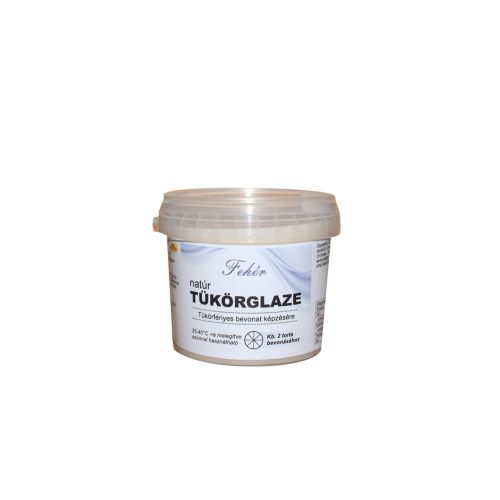 Fehér tükörglaze 450 g