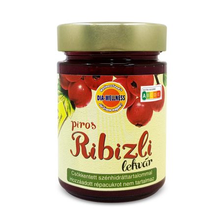 Dia-Wellness Pirosribizli Lekvár 380 g