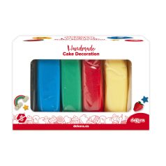 Fondant massza 6 szín 6 x 100 g