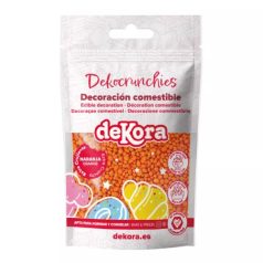 Dekora Crunchy ropogós szórócukor - Narancs 100g