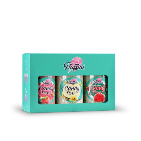 Fluffini Vattacukor Csomag - Eper, Vanília, Görögdinnye