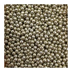 Cukorgyöngy fényes arany 3 mm  50 g
