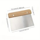 Rozsdamentes acél tésztavágó, simító