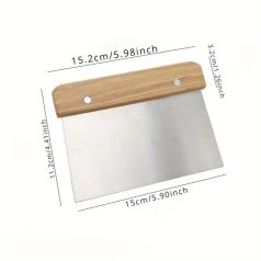 Rozsdamentes acél tésztavágó, simító