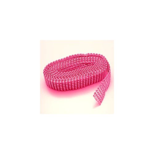 Pink strasszköves szalag 3 cm x 4,57 m