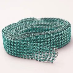 Türkiz strasszköves szalag 3 cm x 4,57 m