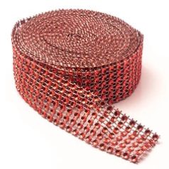 Rozsda strasszköves szalag 3 cm x 4,57 m