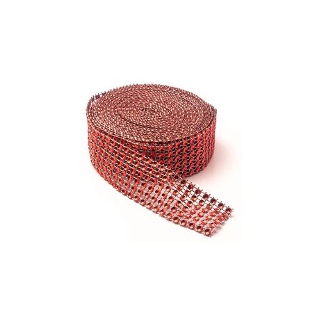 Rozsda strasszköves szalag 3 cm x 4,57 m