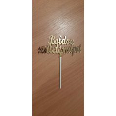 Boldog születésnapot beszúró  arany