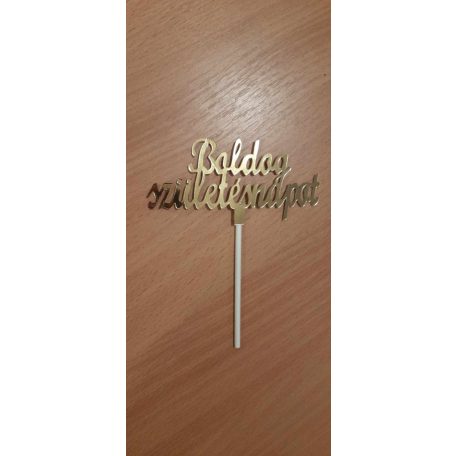 Boldog születésnapot beszúró  arany
