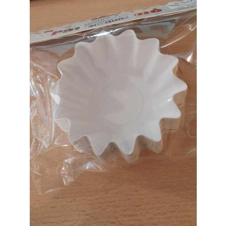 Muffin papír napocska fehér 20 db/cs