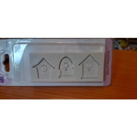 Szilikon forma madárházak 3 részes