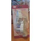 Rugós kiszúró virág csipke 2 részes