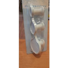 3 db-os habcsók forma kiszúró