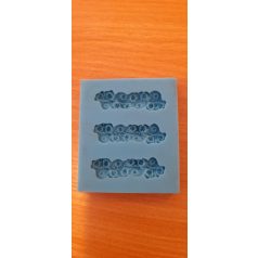 Szilikon forma  rózsasor