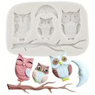 Szilikon forma bagoly