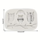 Szilikon forma bagoly