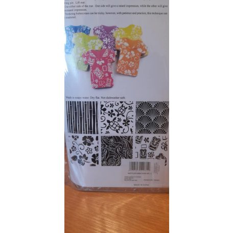 Fondant mintázó lap Hawaiian 6 féle mintával