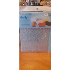 Fondant mintázó lap Manly 6 féle mintával